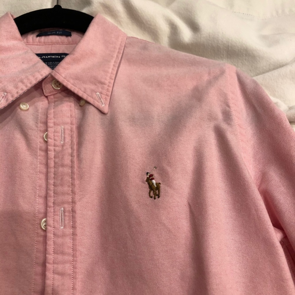 Vintage Pink Ralph Lauren polo size small